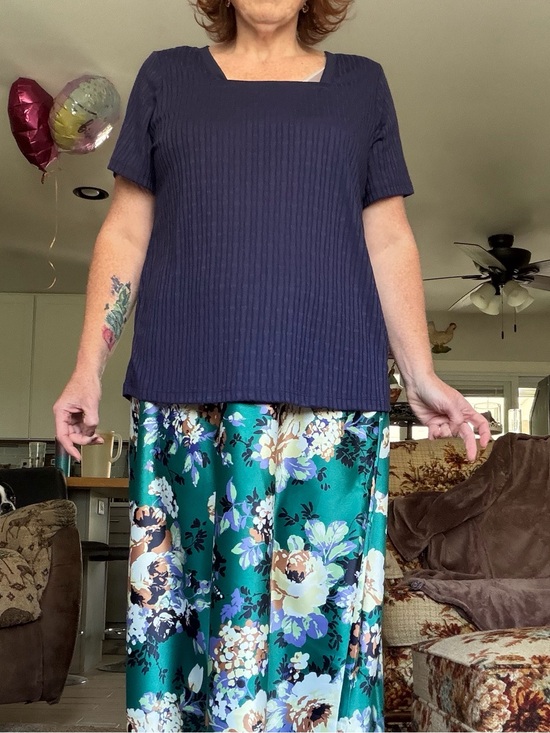 LuLaRoe Dresses & Skirts - LuLaRoe Navy Martha XL